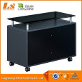 Desktop Lateral Mobile Filing Cabinet With Metal Handles